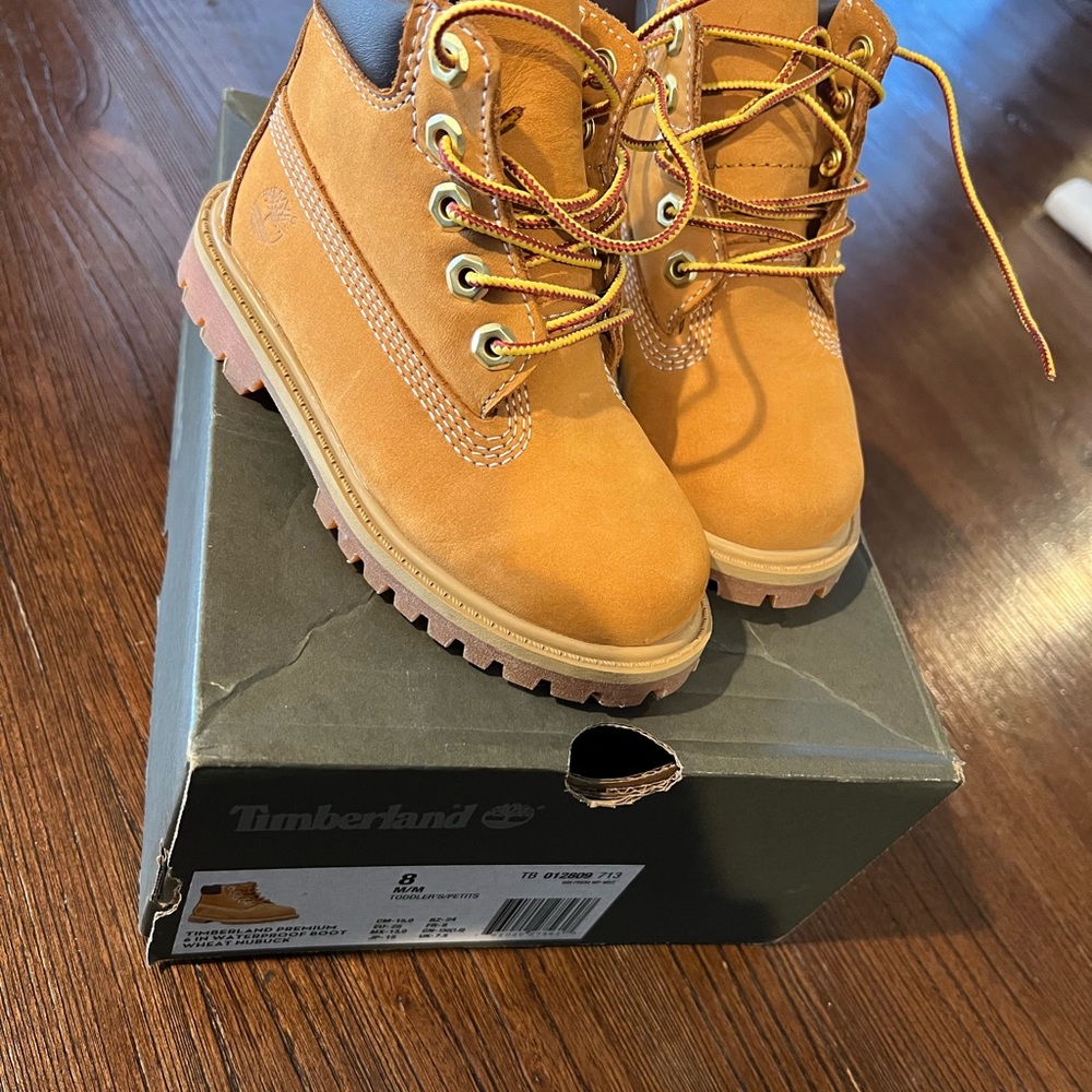 Timberland Tan Leather Boots